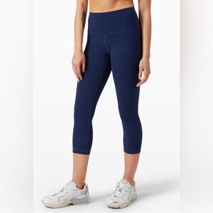 Lululemon Wunder Under Crop High-Rise *Spray 21"